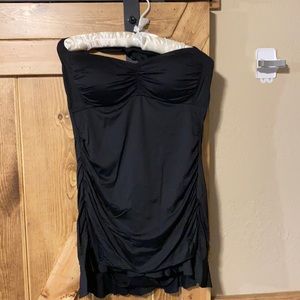 Black one piece swimsuit